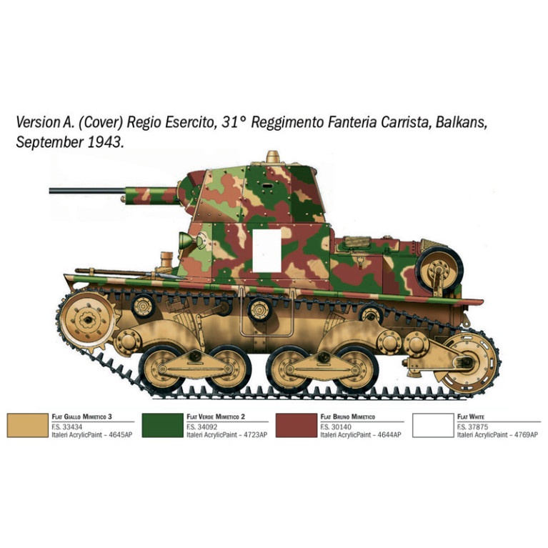 Carro Armato L6/40 - ITALERI 96553  - 1/35