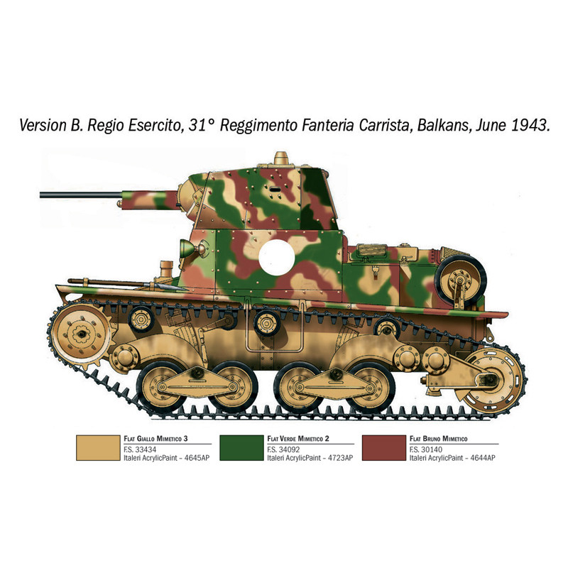 Carro Armato L6/40 - ITALERI 96553  - 1/35