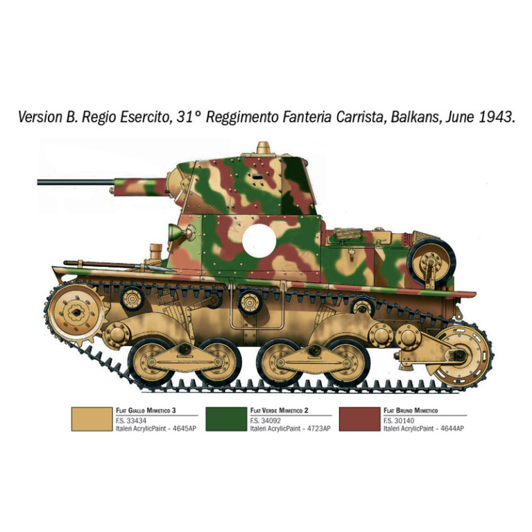 Carro Armato L6/40 - ITALERI 96553  - 1/35