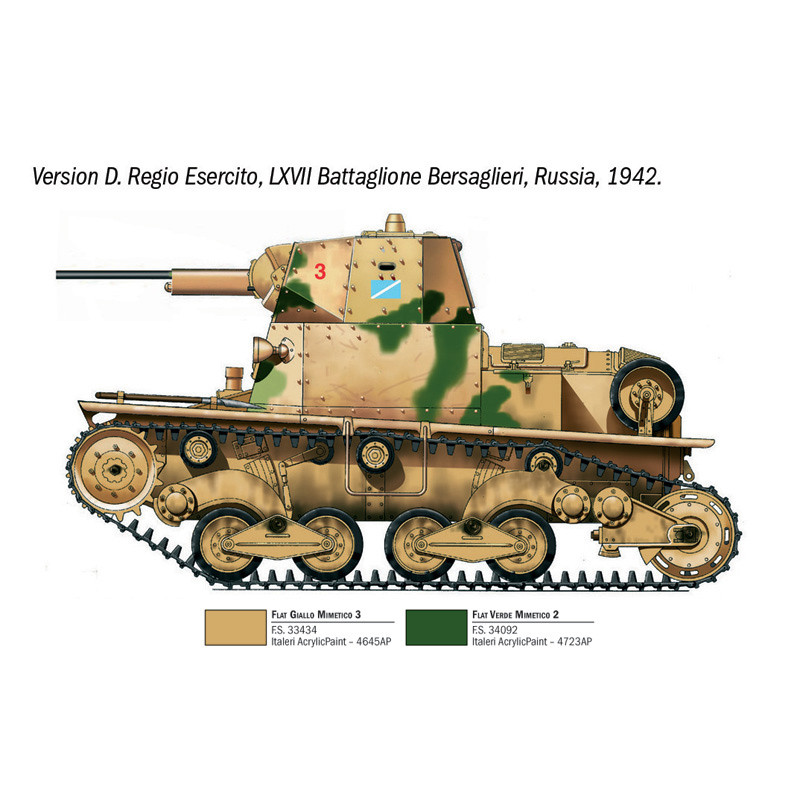 Carro Armato L6/40 - ITALERI 96553  - 1/35