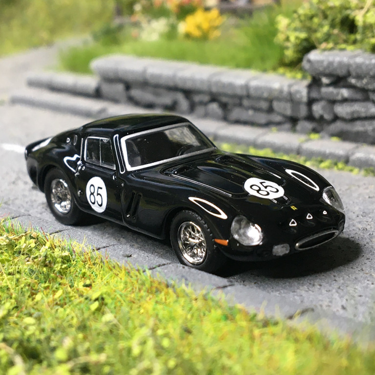 MicroCity, Ferrari 250 GTO 85, noir - HERPA 87MC000061 - HO 1/87