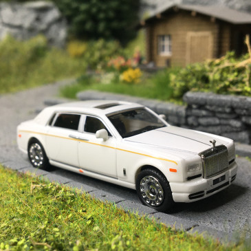 MicroCity, Rolls Royce Phantom, blanc - HERPA 87MC000065 - HO 1/87
