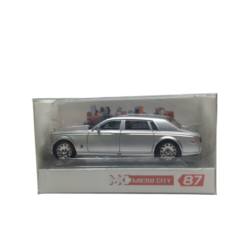 MicroCity, Rolls Royce Phantom, argent - HERPA 87MC000066 - HO 1/87