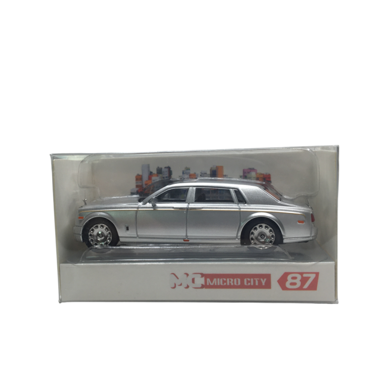 MicroCity, Rolls Royce Phantom, argent - HERPA 87MC000066 - HO 1/87
