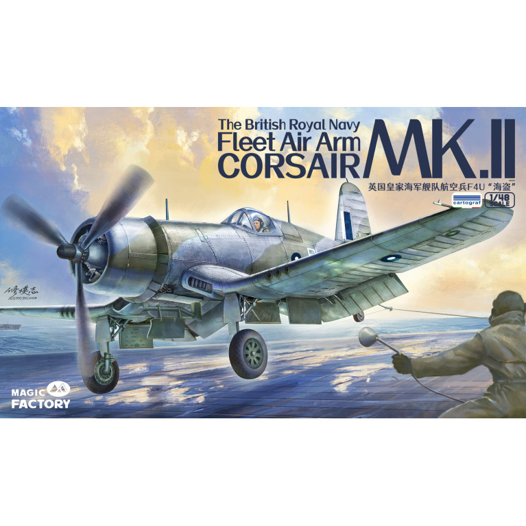 Fleet air arm corsair MKII, Royal Navy Britannique - Magic Factory 5004 - 1/48