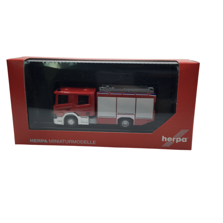 Scania CP28, véhicule de secours incendie, à cabine double - HERPA 098892 - HO 1/87