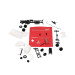 Minikit, Camion benne IFA G5, 3 essieux, blanc - HERPA 014175 - HO 1/87