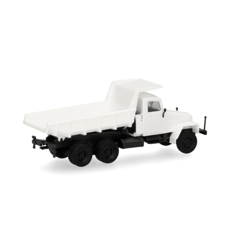 Minikit, Camion benne IFA G5, 3 essieux, blanc - HERPA 014175 - HO 1/87