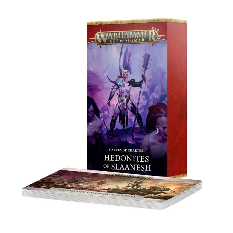 Warhammer Age of Sigmar, Cartes de Charte, Hedonites of Slaanesh - WARHAMMER 01050201016 83-71