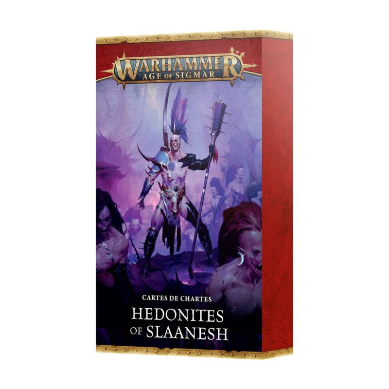 Warhammer Age of Sigmar, Cartes de Charte, Hedonites of Slaanesh - WARHAMMER 01050201016 83-71