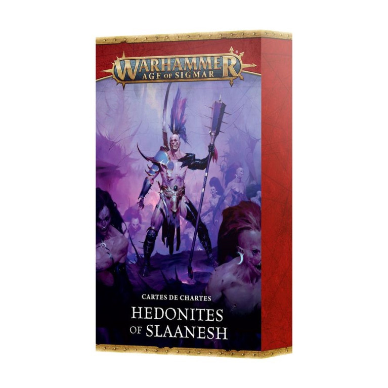 Warhammer Age of Sigmar, Cartes de Charte, Hedonites of Slaanesh - WARHAMMER 01050201016 83-71