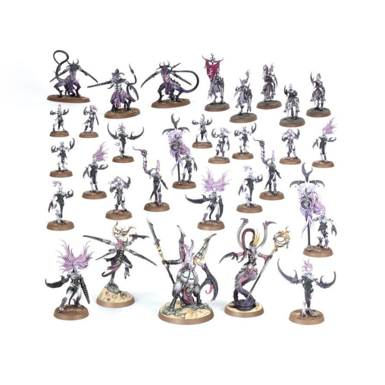 Warhammer Age of Sigmar, Fer de Lance, Hedonites of Slaanesh, Délicieux épicuriens - WARHAMMER 99120201255 70-834