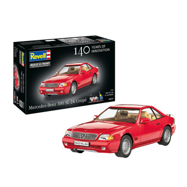 Coffret anniversaire avec peinture, Mercedes Benz 300 SL-24, coupé - REVELL 05615 - 1/24