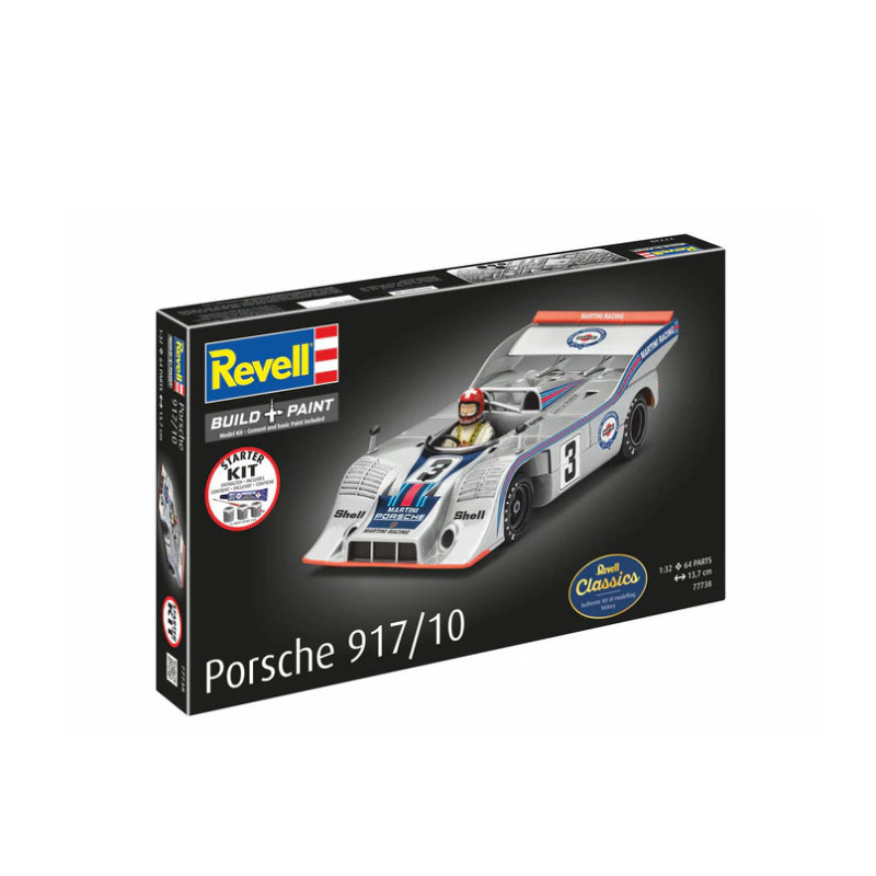 Coffret starter kit avec peinture, Porsche 917/10 - REVELL 77738 - 1/32