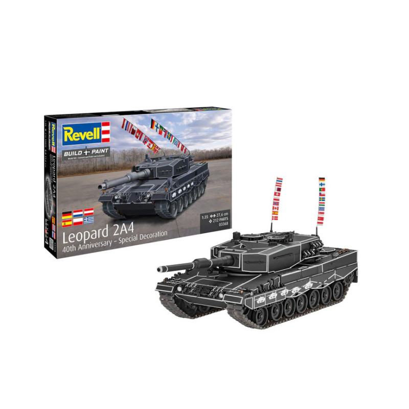 Leopard 2A4, décoration spéciale 40e anniversaire - REVELL 03368 - 1/35