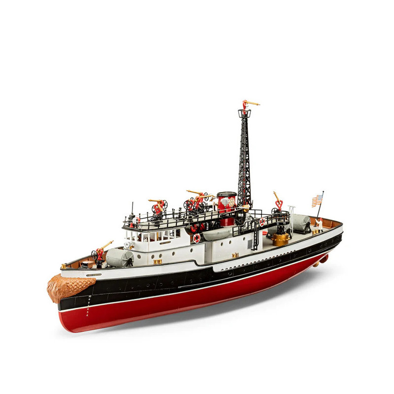 Le pompier, Harbor fire boat - REVELL 05197 - 1/87