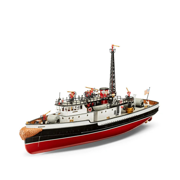 Le pompier, Harbor fire boat - REVELL 05197 - 1/87