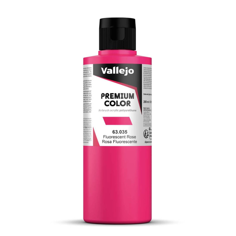 Rose Fluo - 200ml Fluorescent Premium Color - VALLEJO 63.035