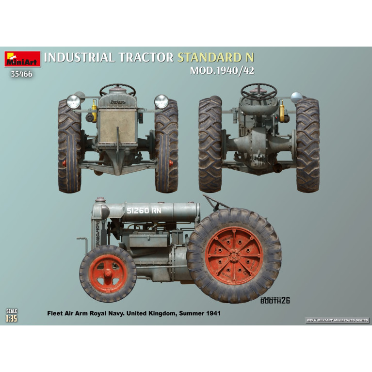 Tracteur industriel standard N, modèle 1940-1942 - MiniArt 35466 - 1/35