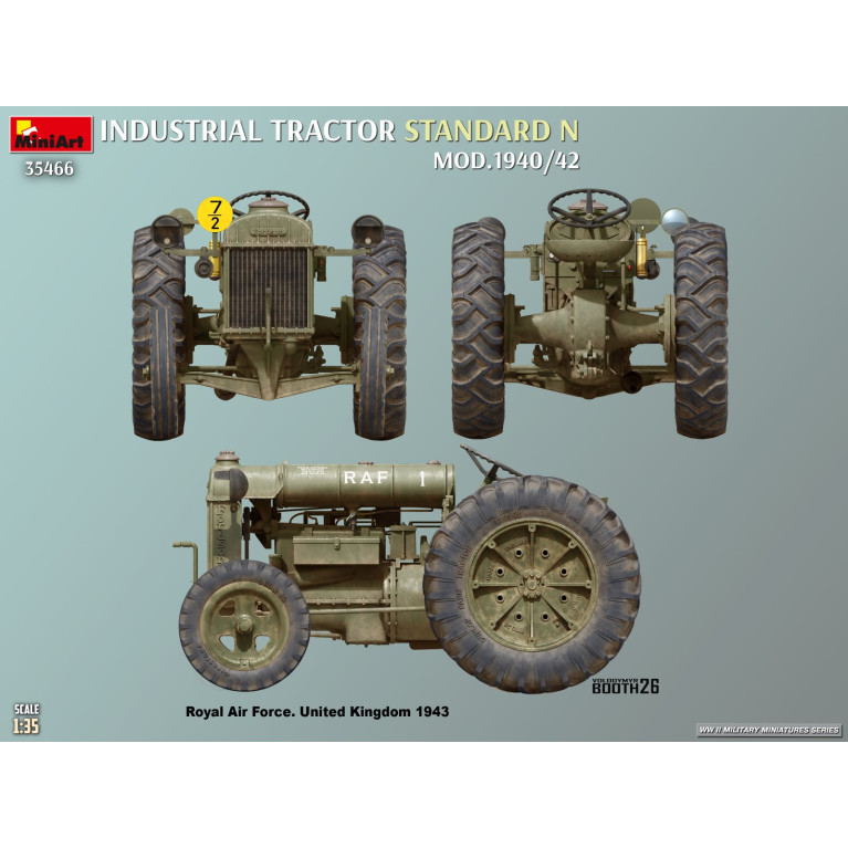 Tracteur industriel standard N, modèle 1940-1942 - MiniArt 35466 - 1/35