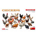 Poulets - MiniArt 38112 - 1/35