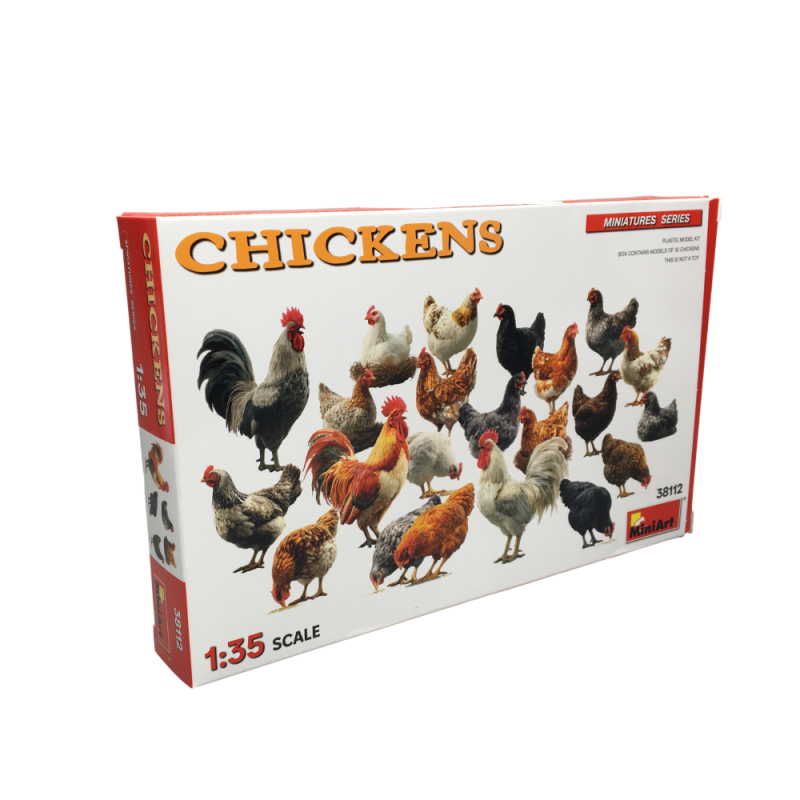 Poulets - MiniArt 38112 - 1/35
