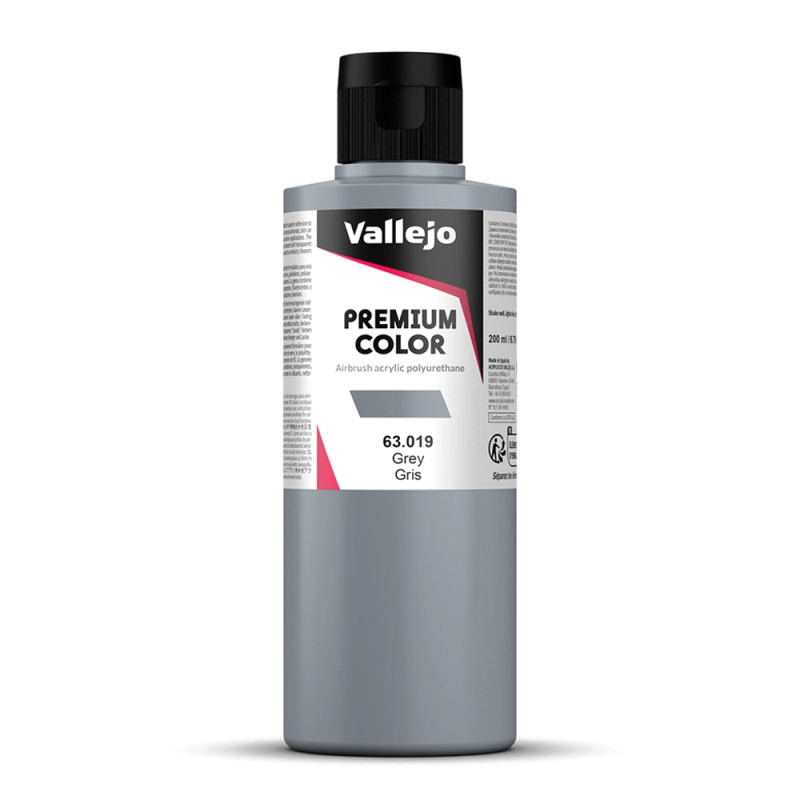 Gris - 200ml Opaque Premium Color - VALLEJO 63.019