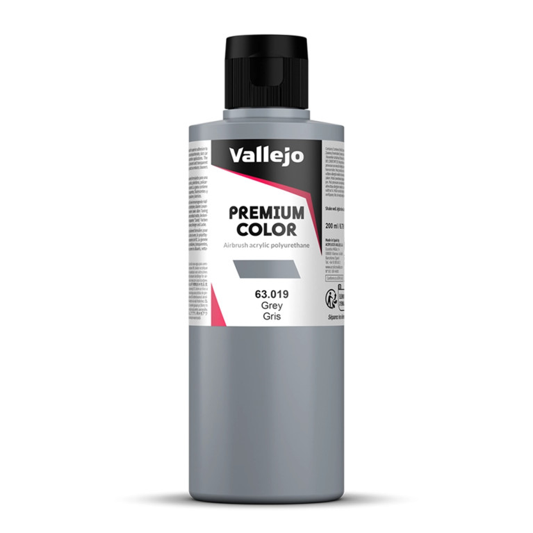 Gris - 200ml Opaque Premium Color - VALLEJO 63.019