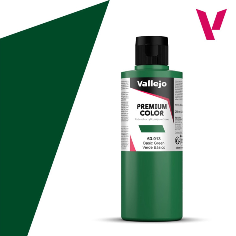 Vert Basique - 200ml Opaque Premium Color - VALLEJO 63.013