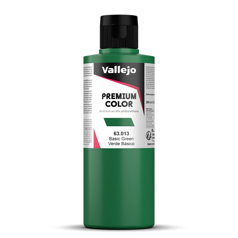 Vert Basique - 200ml Opaque Premium Color - VALLEJO 63.013