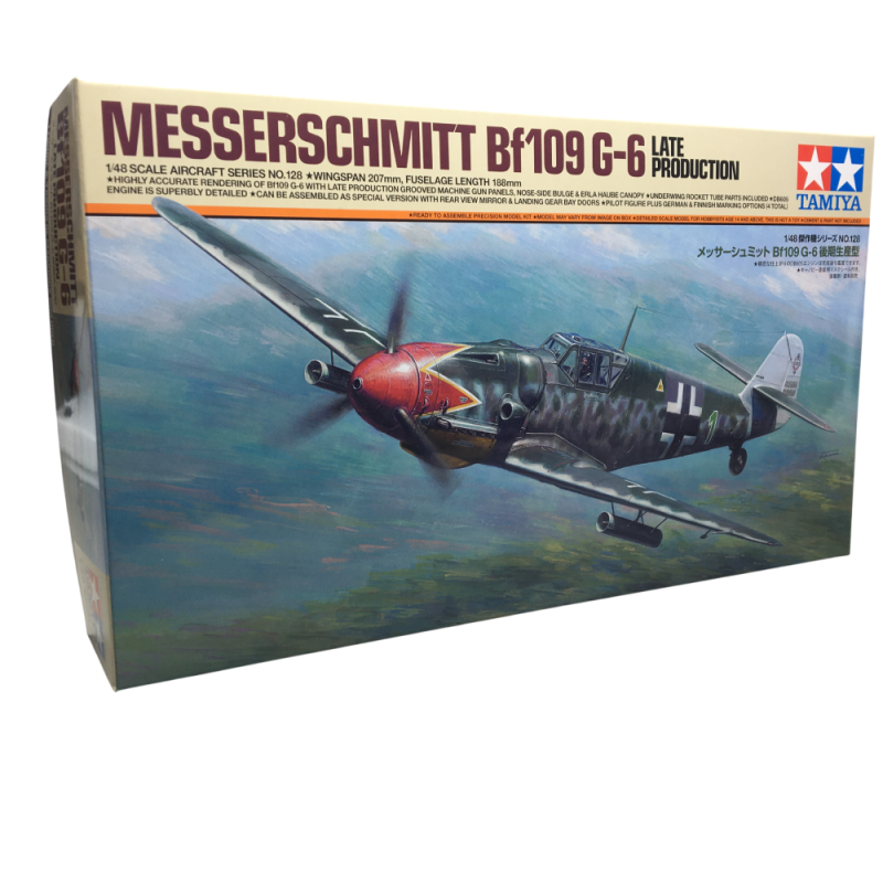 Messerschmitt Bf109 G-6, production tardive - TAMIYA 61128 - 1/48
