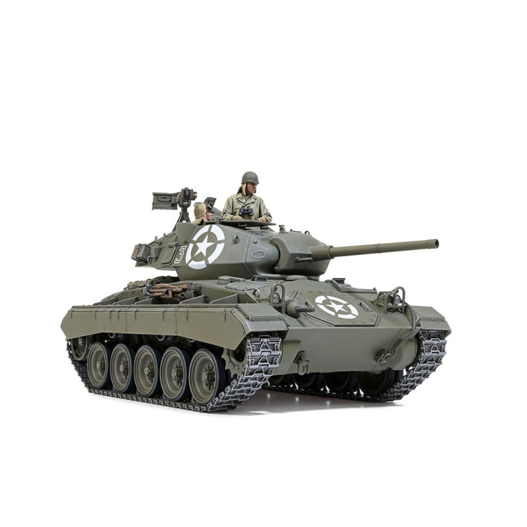 Char léger américain, M24 Chaffee, théâtre d'opérations européen - TAMIYA 35391 - 1/35