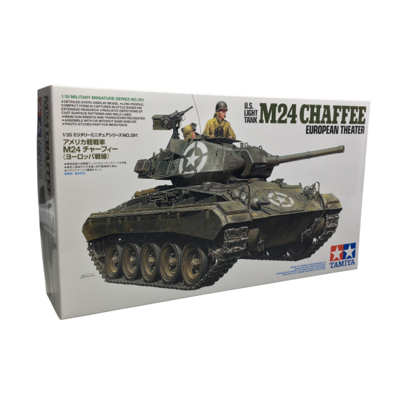 Char léger américain, M24 Chaffee, théâtre d'opérations européen - TAMIYA 35391 - 1/35