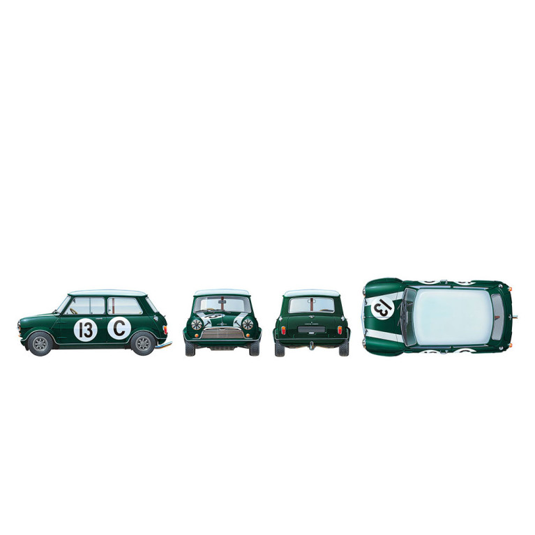 Morris Mini Cooper racing - TAMIYA 24130 - 1/24