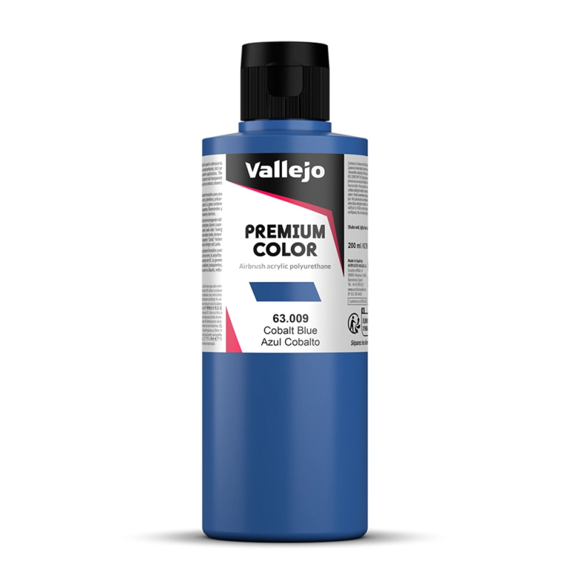 Bleu Cobalt - 200ml Opaque Premium Color - VALLEJO 63.009