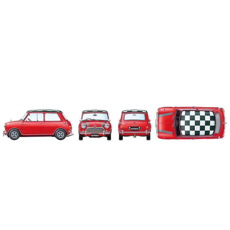 Morris, Mini Cooper 1275S Mk.I - TAMIYA 24039 - 1/24