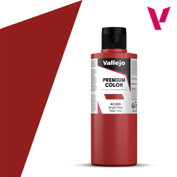 Rouge Ardent - 200ml Opaque Premium Color - VALLEJO 63.005