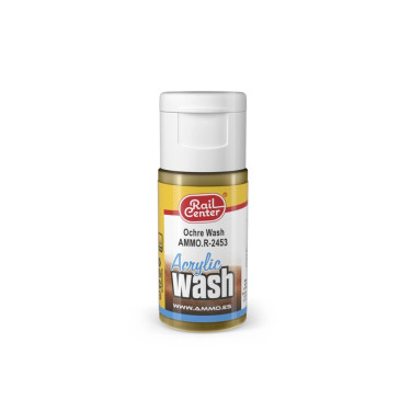 Lavis Ocre - 15ml Acrylic Wash - AMMO AMMO.R-2453