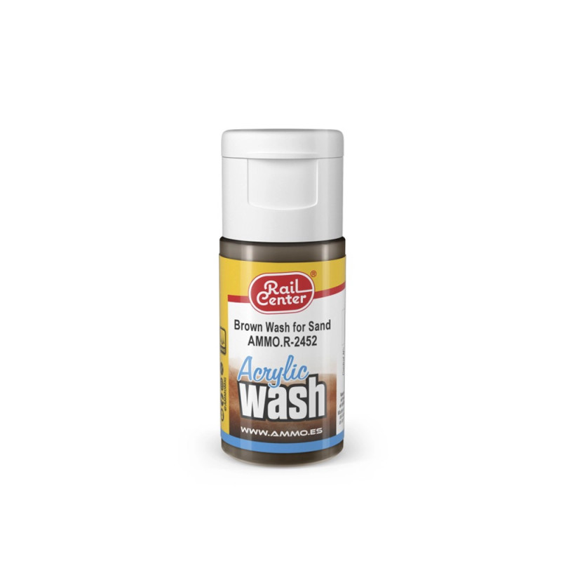 Lavis Brun - 15ml Acrylic Wash - AMMO AMMO.R-2452