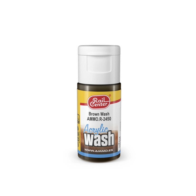 Lavis Marron - 15ml Acrylic Wash - AMMO AMMO.R-2450