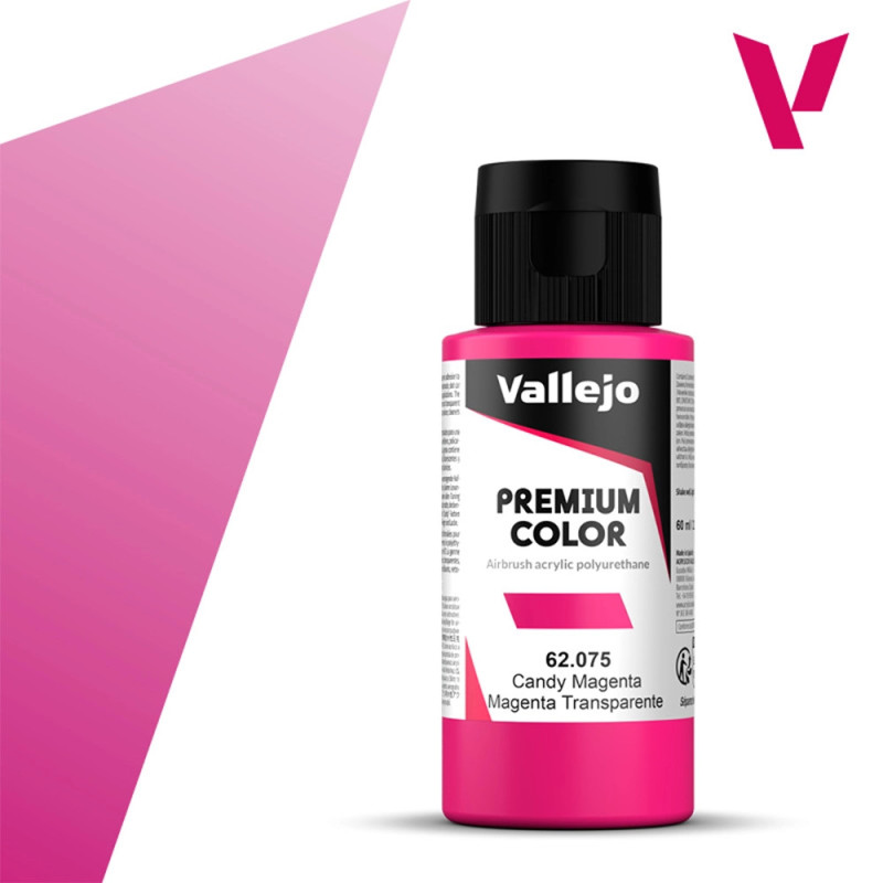 Coffret Transparent - 60ml Candy Premium Color - VALLEJO 62.104