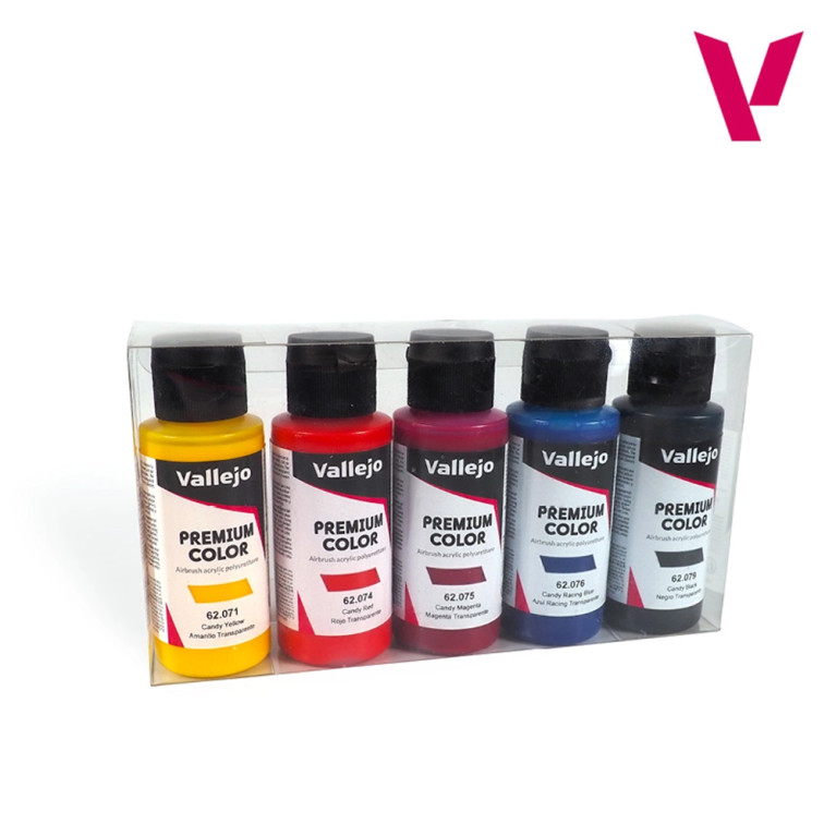 Coffret Transparent - 60ml Candy Premium Color - VALLEJO 62.104
