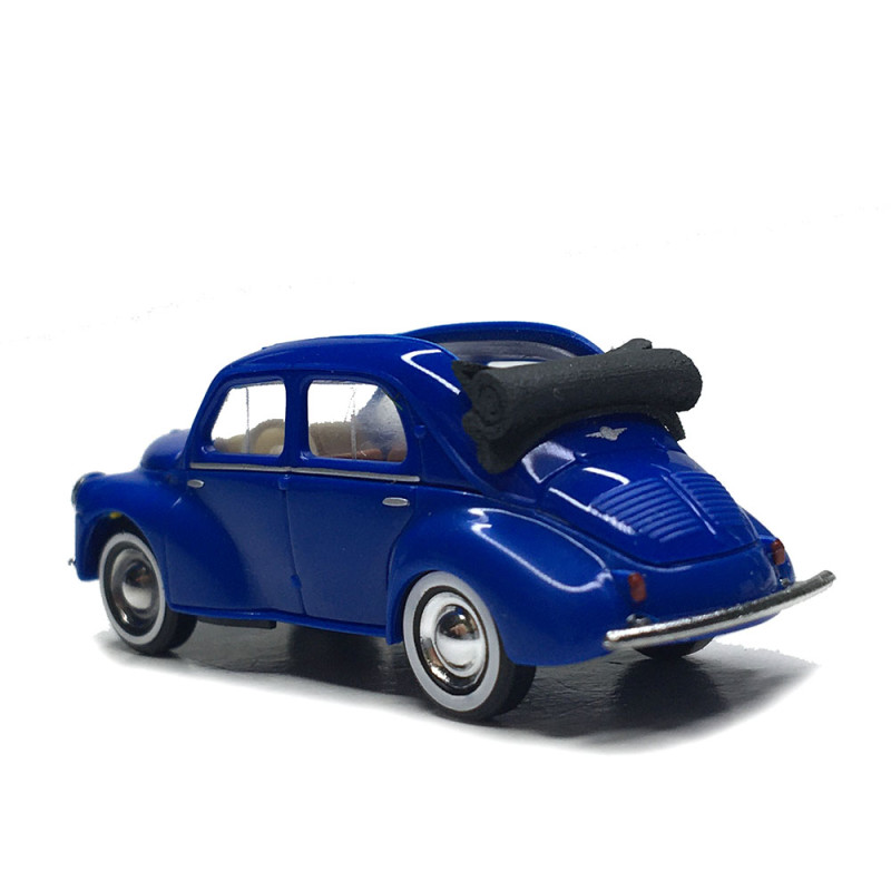 Renault 4 CV, cabrio, bleu, 1954 - BUSCH 46571 - HO 1/87