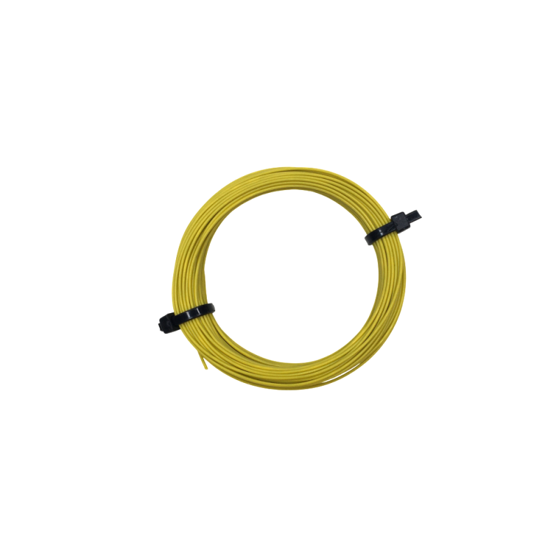 Fil souple de câble, jaune, AWG28