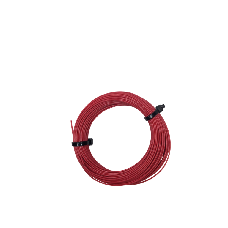 Fil souple de câble, rouge, 10m, AWG28R