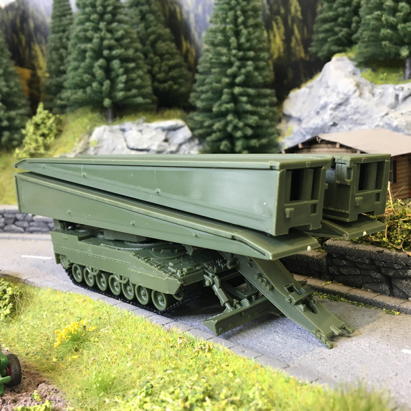 Leguan, Tank poseur de ponts, non décoré - HERPA 746861 - HO 1/87