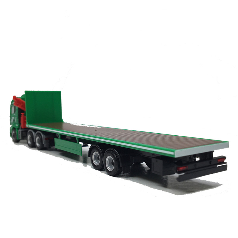 Semi-remorque porte-bagages, MAN TGS TM, Trost, Autriche - HERPA 320665 - HO 1/87