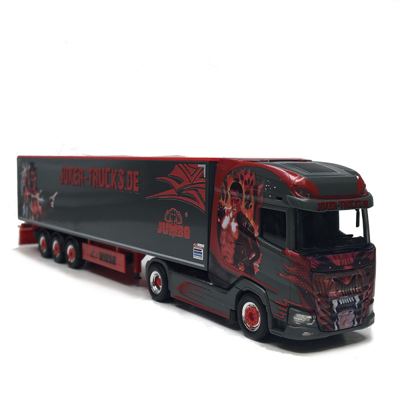 DAF XG+, semi-remorque, à plancher mobile, Joker Trucks, Tamara - HERPA 319546 - HO 1/87