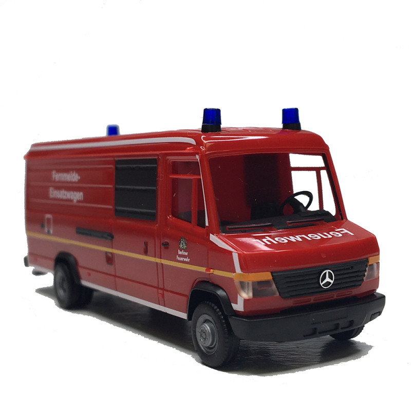 Mercedes Benz Vario box, véhicule de communication et service incendie de BERLIN - HERPA 099073 - HO 1/87