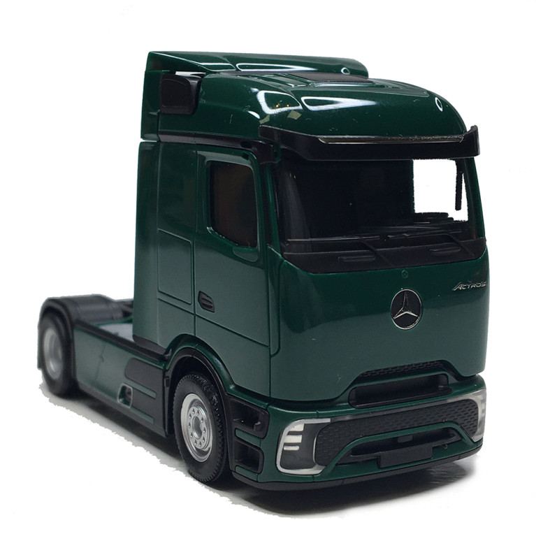 Mercedes Benz Actros L, procabin streamspace, 2 essieux, vert - HERPA 319430-002 - HO 1/87